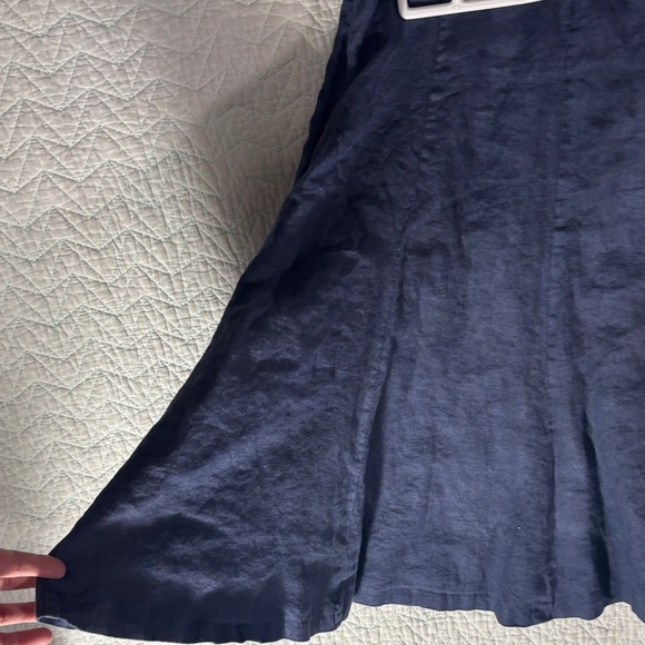 Grace Elements Deep Blue A-Line Skirt - Picture 6 of 7